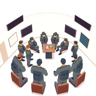 رسم توضيحي لكلمة gather