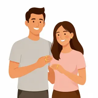 رسم توضيحي لكلمة husband