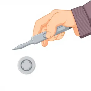 رسم توضيحي لكلمة screwdriver