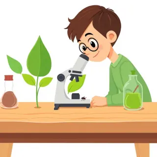 رسم توضيحي لكلمة biology