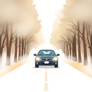رسم توضيحي لكلمة fog