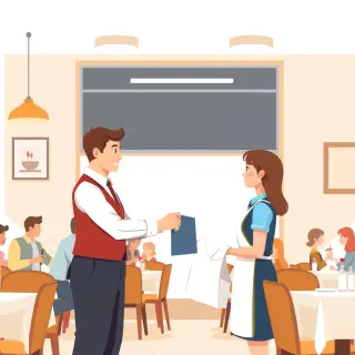 رسم توضيحي لكلمة employ