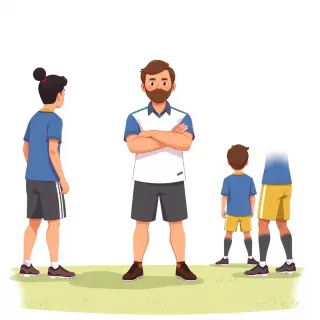 رسم توضيحي لكلمة supervise