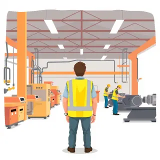 رسم توضيحي لكلمة supervisor