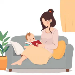 رسم توضيحي لكلمة look after