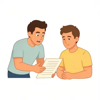 رسم توضيحي لكلمة persuade