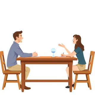 رسم توضيحي لكلمة sign language