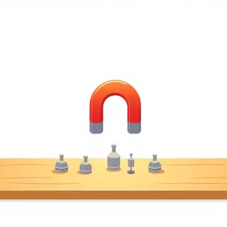 رسم توضيحي لكلمة attract