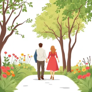 رسم توضيحي لكلمة spouse