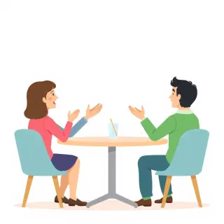 رسم توضيحي لكلمة communicate