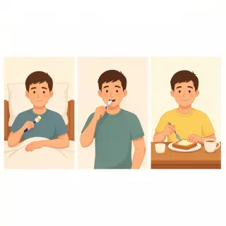رسم توضيحي لكلمة routine