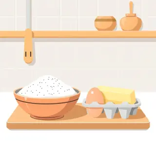 رسم توضيحي لكلمة ingredient