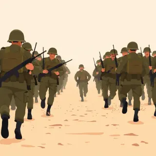 رسم توضيحي لكلمة attack