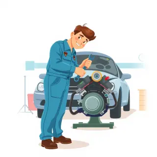 رسم توضيحي لكلمة maintain