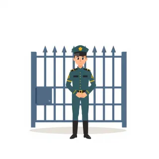 رسم توضيحي لكلمة security