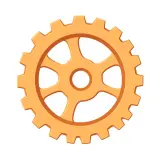 رسم توضيحي لكلمة gear