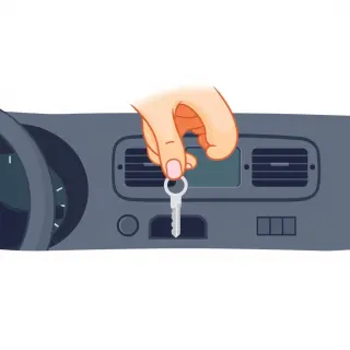 رسم توضيحي لكلمة ignition
