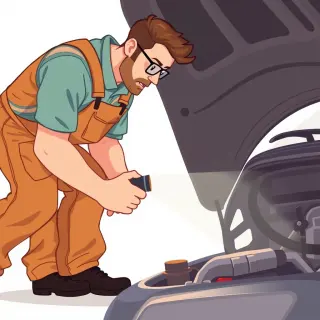 رسم توضيحي لكلمة look over
