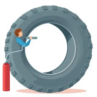رسم توضيحي لكلمة pressure