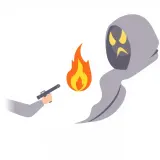رسم توضيحي لكلمة threat