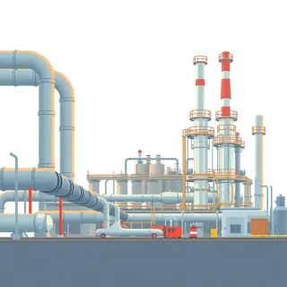 رسم توضيحي لكلمة industry