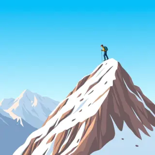 رسم توضيحي لكلمة peak