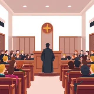 رسم توضيحي لكلمة court