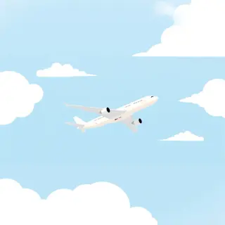 رسم توضيحي لكلمة plane