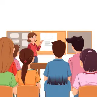 رسم توضيحي لكلمة inform