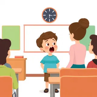 رسم توضيحي لكلمة say