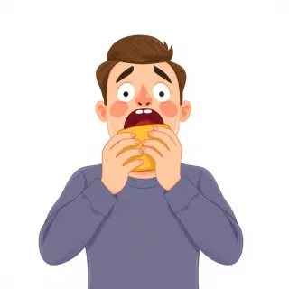 رسم توضيحي لكلمة choke