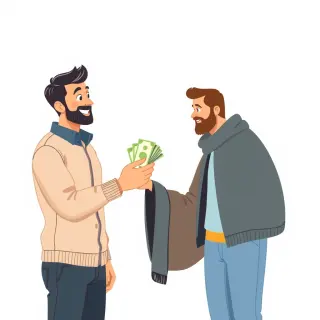 رسم توضيحي لكلمة favor