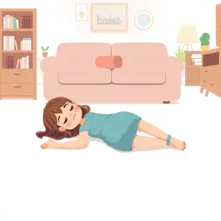 رسم توضيحي لكلمة pass out