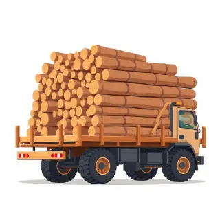 رسم توضيحي لكلمة truck