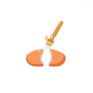 رسم توضيحي لكلمة glue