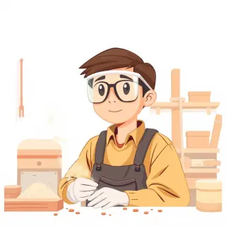 رسم توضيحي لكلمة goggles