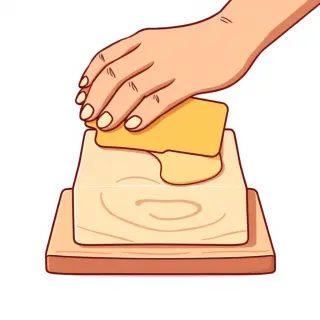 رسم توضيحي لكلمة sand