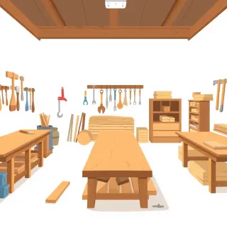 رسم توضيحي لكلمة workshop