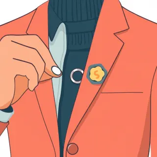 رسم توضيحي لكلمة pin