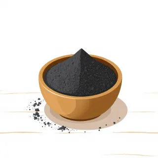 رسم توضيحي لكلمة powder