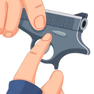 رسم توضيحي لكلمة trigger