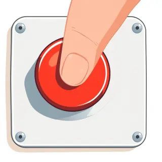 رسم توضيحي لكلمة press