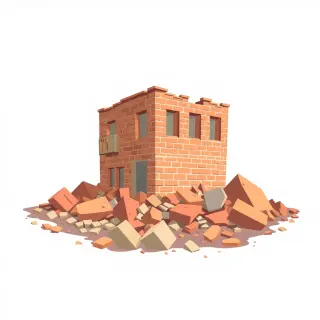 رسم توضيحي لكلمة collapse