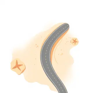 رسم توضيحي لكلمة route