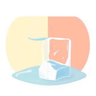 رسم توضيحي لكلمة turn into