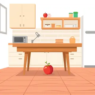 رسم توضيحي لكلمة gravity