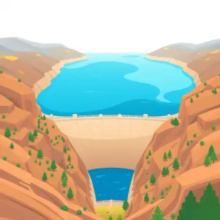 رسم توضيحي لكلمة reservoir