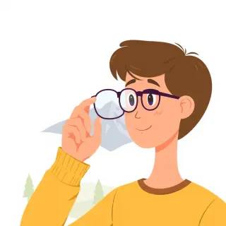 رسم توضيحي لكلمة eyesight