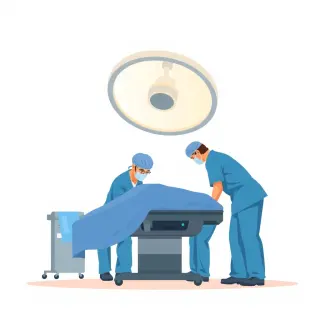 رسم توضيحي لكلمة surgery