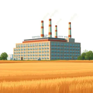رسم توضيحي لكلمة plant